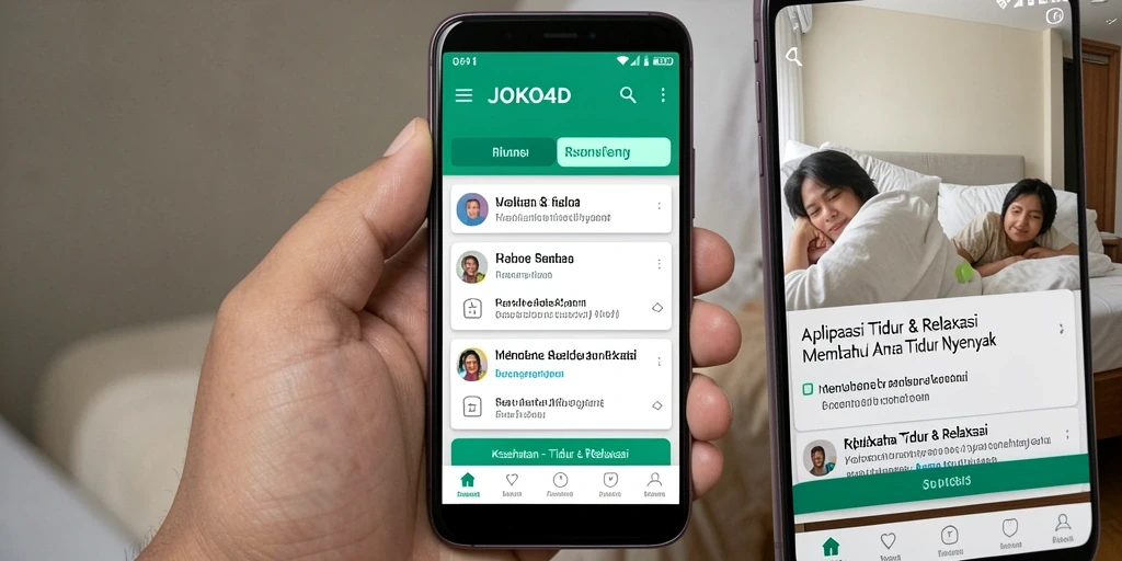 Antarmuka JOKO4D yang menenangkan untuk Tidur & Relaksasi.
