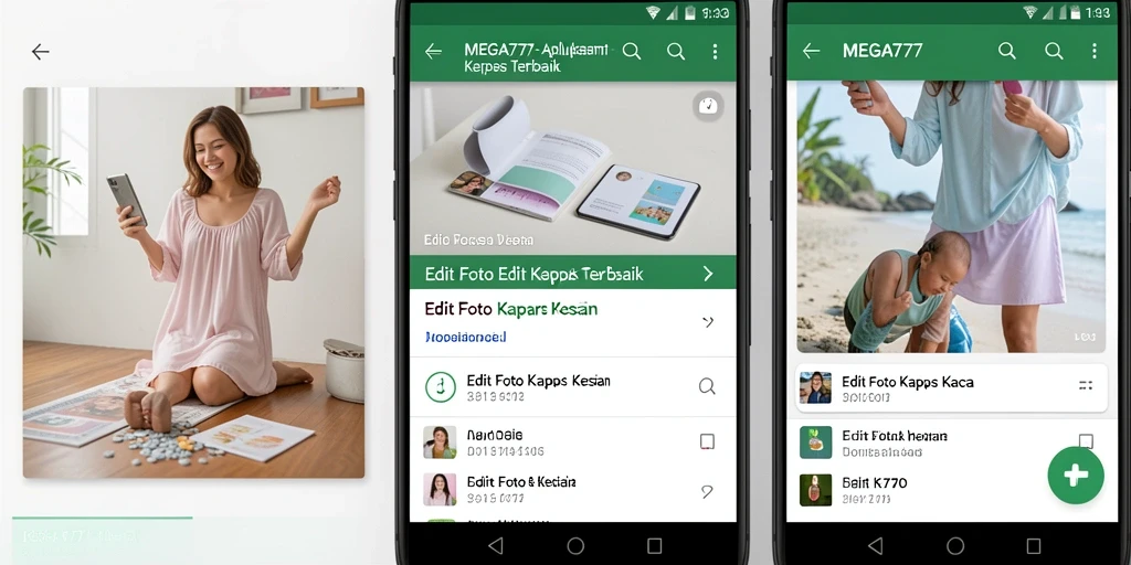Antarmuka MEGA777 yang memukau untuk Edit Foto Kertas Kaca.