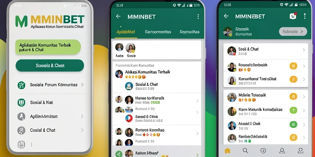 Antarmuka MIMINBET yang menarik untuk forum komunitas.