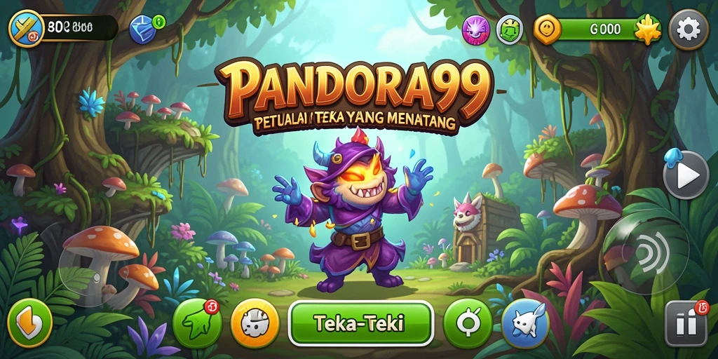Antarmuka permainan PANDORA99 yang menarik dan interaktif.