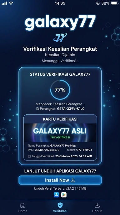 Kanal Resmi galaxy77 untuk Pengguna Android Indonesia